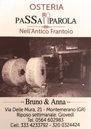 Osteria Passaparola Nell'Antico Frantoio Logo Osteria Passaparola Nell'Antico Frantoio